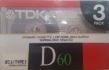 TDK D60 Type I 3Pack